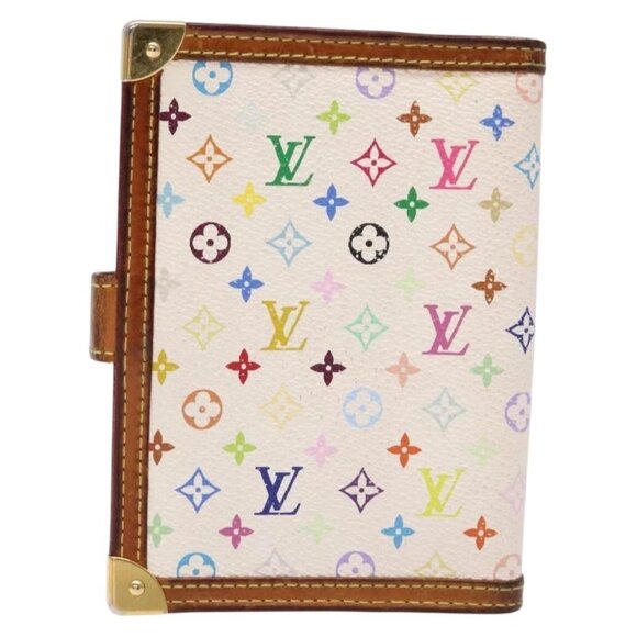 LOUIS VUITTON Multicolor Agenda PM Day Planner Cover White - Picture 2 of 15